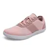 Zapatos barefoot anchos para hombre transfronterizos, zapatos deportivos para exteriores con puntera ancha, zapatos para caminar de malla tejida flyknit de verano, en stock para primavera