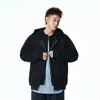 Cardigan Retrô com Capuz para Primavera e Outono de 2025 para Homens e Mulheres Marca de Moda Americana Jaqueta Casual com Cordão para Casais