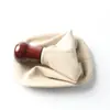 Cubierta de polvo para palanca de cambios de coche, cabeza de bola de palanca de cambios integrada, adecuada para Passat B5, cuero beige