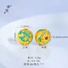 Puzuo Cor Forte Conservação de Cor Banhado a Ouro Acessórios DIY Novo Estilo Chinês Retrô Esmalte Dragão Colorido Contas Espaçadoras Contas da Fortuna Estilo Nacional