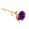Rosa de oro de 24k flores desnudas regalo de Tanabata Día de San Valentín DIY caja de regalo de rosa de hoja de oro con flores suministro de comercio exterior