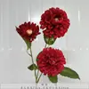 Casamento Vermelho Flor de Simulação Banquete de Bebê Chinês Banquete de Casamento Layout do Quarto de Casamento Flor Artificial Cor de Outono Série Caramelo Liderança de Estrada