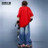 Ropa de Hip-Hop para Actuación Infantil, Trajes Geniales y Atractivos de Manga Corta Estilo Hip-Hop para Niñas y Niños, Ropa de Verano Moderna de Hip-Hop para Niños