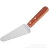 Pá de pizza Pá de bolo Aço inoxidável três cabo de madeira canto Crisp Shovel faca cortador de bolo utensílios de cozinha Ferramentas de panificação