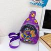 Nuevo Bolso de Pecho Infantil Transfronterizo Lindo Dibujo Animado Niños y Niñas Moda Monedero Bolso Cruzado Mochila Pequeña Estampada para Exterior