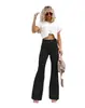 Calça Longa de Veludo Cotele Lisa Estilosa Feminina Amazon 2026, Levemente Flare, Cintura Alta Casual que Faz as Pernas Parecerem Mais Longas, Estilo Preguiçoso