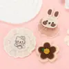 Malla Fresca Lazo Lindo Gatito Conejo Pegatinas de Tela Hecho a Mano DIY Accesorios Medias Zapatos y Sombreros para Niños Accesorios