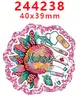 Novo Patch de Resina Acrílica 2025 Fundo Brilhante Gt-F-244238