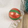 Bola de Navidad Colgante para Árbol de Navidad Bola de Navidad de Vidrio de Color Transparente Decoración Navideña Lentejuelas Bola Colgante Cajas Venta al por Mayor
