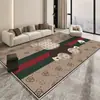 Alfombra Moderna Estilo Ins Oso Violento Sala de Estar Mesa de Centro Dormitorio Alfombra de Terciopelo de Cristal Completo Absorbe Agua, Antideslizante y Fácil de Limpiar