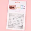 Adesivo de Rosto com Diamantes Transfronteiriço Adesivo de Rosto Adesivo para Olhos Adesivo de Rosto com Diamantes Adesivo para Sobrancelhas Adesivo de Maquiagem para Palco Infantil Diamante para Unhas