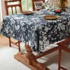 Mantel de Tela Gruesa con Diseño de Planta y Flor para Comercio Exterior Transfronterizo Mantel para Mesa de Café a Prueba de Polvo Venta Caliente Disponible de Fábrica al por Mayor