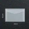 Envelopes de papel glassine transparente fosco de alto valor em estoque convite de cartão postal de casamento retrô armazenamento de envelope translúcido