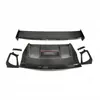 Adecuado para Porsche 911 Modificado y Mejorado Gt2Rs Ala Trasera de Fibra de Carbono Seca 991.1.2 Ala Trasera Modificada Surround Grande