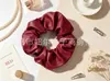 Elásticos de Cabelo Vintage de Couro Estilo Francês, Scrunchies Transfronteiriços Estilo Antigo com Toque de Luxo, Suprimentos para Joias, Em Estoque para Atacado