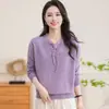 Nueva colección de suéteres otoño-invierno 2026 para mujeres de mediana edad: Capas base cálidas, modernas y de talla grande que son fáciles de combinar con cualquier atuendo
