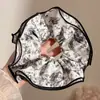 2026 Novo Estilo Estilo Floresta Elástico Alto Prendedor de Cabelo com Laço Preguiçoso, Corda de Cabelo para Rabo de Cavalo em Tecido de Renda para Mulheres