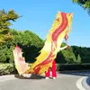 Dança do Dragão Quadrada Fitness Dragão Novo para adultos Seda e Cetim Lavável Resistente a Quedas Torneira Torneira para Prática de Iniciantes Roupas de Dragão