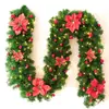 Novo Rattan de Natal 2,7m Rattan de Natal Criptografado Pingente de Enfeite de Porta Decoração de Natal