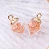 Spot atacado cor transparente diamante bola de vidro DIY telefone móvel brincos artesanais acessórios para o cabelo saco decoração pingente material