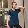 Roupa de Yoga Tamanho Grande Camiseta Feminina Verão Academia Gordura mm Secagem Rápida Roupas 100kg Tops de Corrida Soltos Esportes Roupas Emagrecedoras