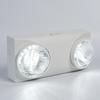 Iluminación de Emergencia contra Incendios LED Doble Cabezal Recargable Luz Indicadora de Evacuación Luz de Emergencia por Apagón USB Ahorro de Energía Súper Brillante