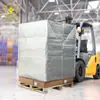 Cubierta de Pallet de Tela Tejida de Papel de Aluminio Personalizada Cubierta de Pallet Grande para Transporte de Maquinaria Pesada Cubierta de Pallet Estéreo Material de Empaque de Papel de Aluminio