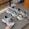 Zapatos estilo papá para niños, zapatillas de malla transpirable de otoño para niños y niñas, zapatos modernos ligeros antideslizantes, zapatos casuales para niños mayores