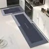 Tapete para piso de cocina, base para alfombra, tapete especial para pies, tierra de diatomeas, lavable, absorbente, antideslizante, resistente al aceite, tapete para puerta de entrada transfronteriza