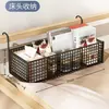 Cesta colgante para mesita de noche de dormitorio, nuevo estilo transfronterizo, estante de almacenamiento para mesita de noche, cama litera para estudiante universitario, estante para snacks, cesta de almacenamiento para dormitorio