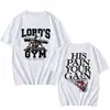 Camiseta Impresa Su Dolor Tu Ganancia Lord Gimnasio Hombre Fuerte Gráfico Camiseta Streetwear Hip Hop
