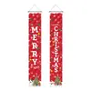 Coplas navideñas de producto nuevo transfronterizas, decoraciones festivas, fondo para paneles de puerta, arreglos para mejorar el ambiente, cortinas para puerta, banderas, telas colgantes para exteriores
