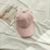 Gorra de Béisbol Suave con Bordado de Letras Estilo Coreano Nueva para Mujer, Gorra Simple Casual con Visera para el Sol para Hombre de Primavera y Verano