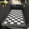 Alfombrilla para mascotas de coche, cojín de sofá de felpa, cojín de asiento grueso antideslizante, cama para perro de coche, colchoneta para dormir para perro para el asiento trasero del coche