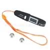 DT8220 Termómetro de Pluma Termómetro Infrarrojo de Pluma Pistola Electrónica de Medición de Temperatura sin Contacto Negro Rojo
