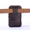 Nueva Bolsa de Cintura para Hombre de 6.3 pulgadas, Estuche Impermeable Multifuncional para Teléfono, Estilo Vertical, Piel de Vaca de Primera Capa, Se Puede Usar con Cinturón, Billetera para Monedas