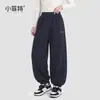 Pantalones Little Fit para niñas 2026 nuevos populares pantalones deportivos de otoño para niñas mayores y estudiantes de secundaria