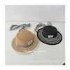 Sombrero de paja de ala plana para niños coreanos para niños y niñas, protector solar para la playa, sombrero de paja transpirable para bebé, venta al por mayor