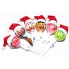 Decoraciones Navideñas Mini Sombrero Navideño Juego de Cubiertos Navideños Tapa para Botella de Vino Juego de Cubiertos Mini Sombrero de Fieltro