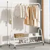Perchero de pie personalizado para uso en interiores, perchero simple para dormitorio, uso doméstico, tendedero para dormitorio de estudiantes