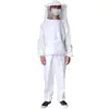 Ropa Antiaparajejas, Ropa de Apicultura, Ropa Antiaparajejas Blanca Gruesa Pura, Ropa de Apicultura Dividida, Ropa Antiaparajejas Blanca Dividida de Una Pieza