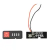 Luz Indicadora LED DC7-55V Indicador de Tensão e Potência Placa de Exibição de Potência para Bateria Ácida/Bateria de Lítio