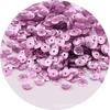 Lentejuelas cóncavas mate de 6 mm, 30 cuentas redondas esmeriladas de colores, para vestido de novia, jardín de infantes, lentejuelas cosidas a mano.