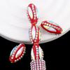 Cuentas de tubo de cobre de cristal ojo de caballo de Nepal DIY cadena para teléfono móvil llavero pulsera collar arcilla de industria pesada cuentas sueltas accesorios