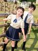 Roupas de jardim para jardim de infância estilo britânico roupas de verão para crianças estudantes roupas para fotografia de formatura terno de uniforme escolar roupas de classe para alunos do ensino fundamental de verão