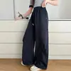 Pantalones Cargo para Niñas Primavera 2026 Nuevos de Moda Holgados de Pierna Ancha para Niñas Mayores, Pantalones Casuales de Primavera y Otoño para Niños