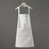 Delantal impermeable sin mangas con cuello halter, a prueba de aceite, antiincrustante, con logotipo impreso, delantal publicitario, fuente de fábrica, impresión al por mayor