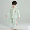 2026 Pijamas Nuevos para Niños Primavera y Otoño Algodón de Imitación Manga Larga Niños Adolescentes Niños Mayores Ropa de Casa Estilo Otoño
