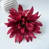Atacado do Fabricante Crisântemo de Chama Artificial Folha de Pinheiro Flor de Pinça de Caranguejo Cabeças de Flores Flores Artificiais Decoração Acessórios de Cabeça de Flor para Penteado DIY