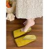 Mocasines Versátiles Slip-On de Punta Cuadrada, Pantuflas Planas de Moda con Punta Cerrada para Mujer, Nuevos para Primavera y Otoño 2025